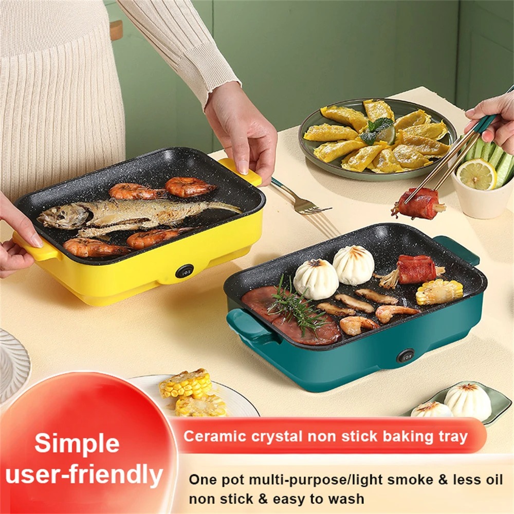 Kitchen Baking Tray Organiser - Многофункциональный электрический гриль-барбекю 26 см квадратный
