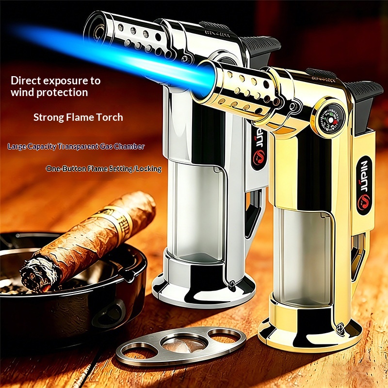 Kitchen Baking Torch - Бутановая газовая горелка-зажигалка с ветрозащитным пламенем,