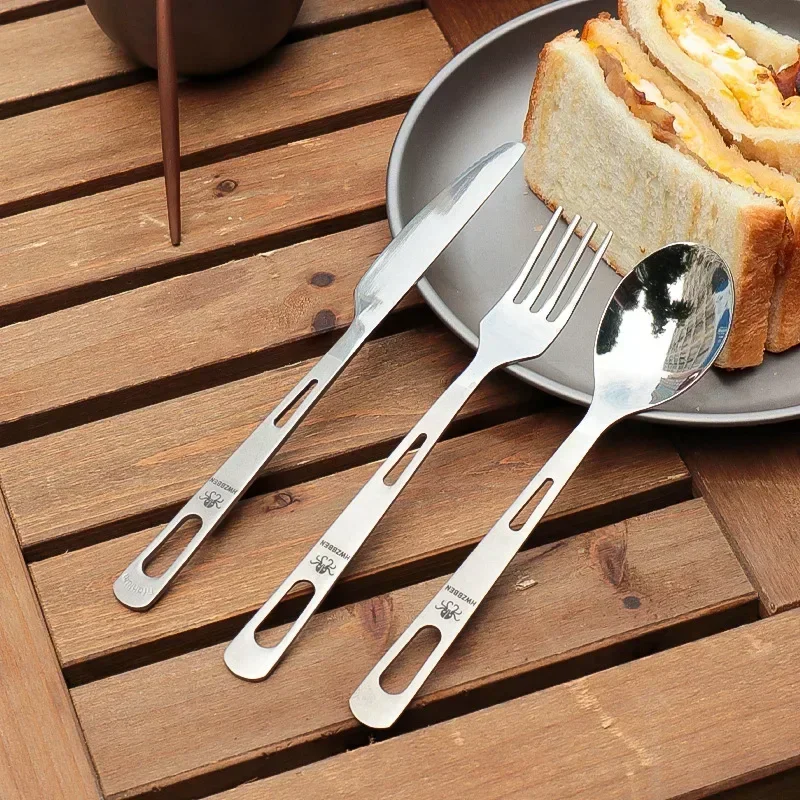 Kitchen Baking Utensil Set - HWZBBEN титановая вилка, ложка, нож, посуда