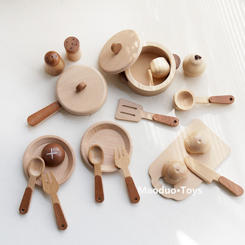 Kitchen Baking Utensil Set - Игровой набор Maoduo Toys из бука: