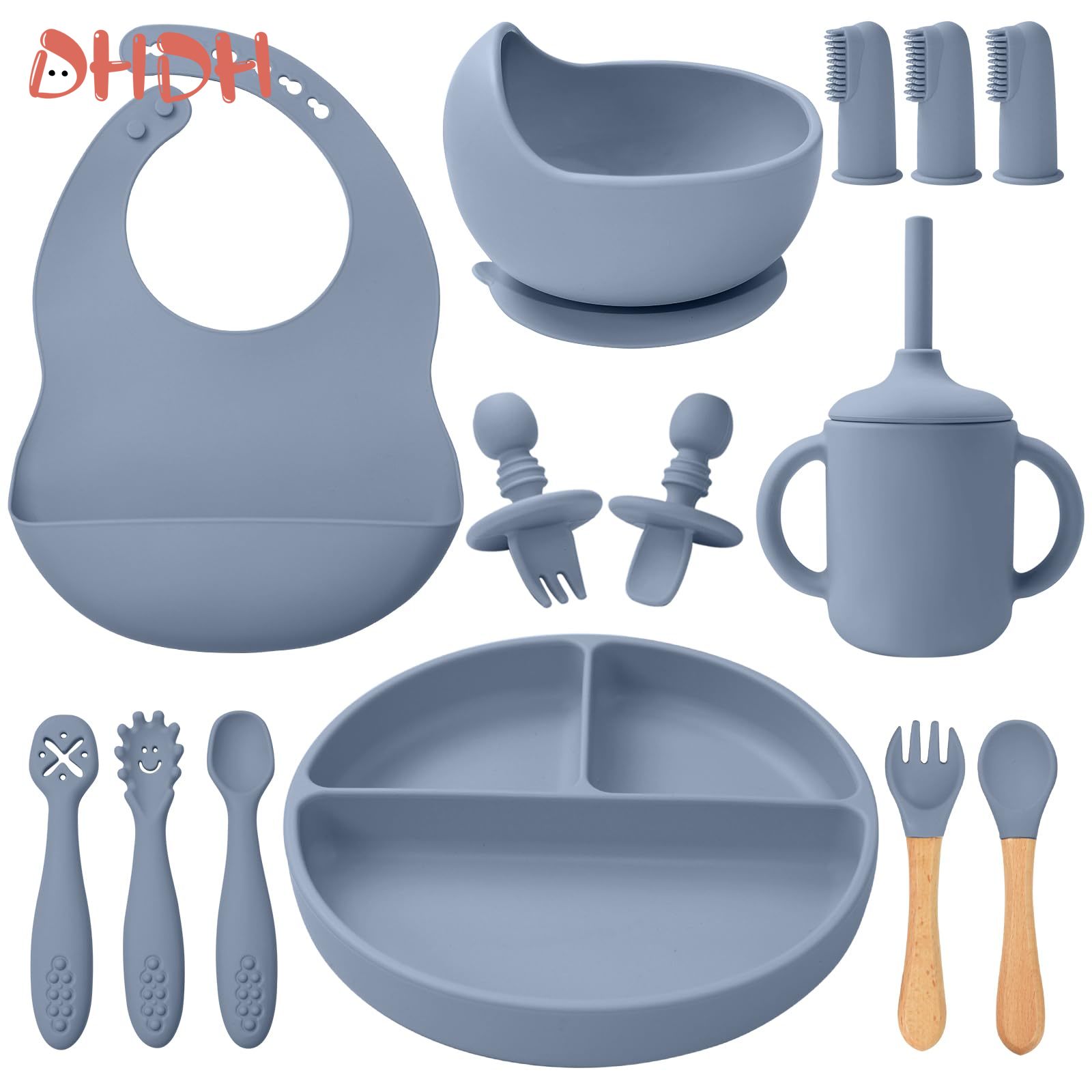 Kitchen Baking Utensil Set - Силиконовый набор для кормления детей, посуда,