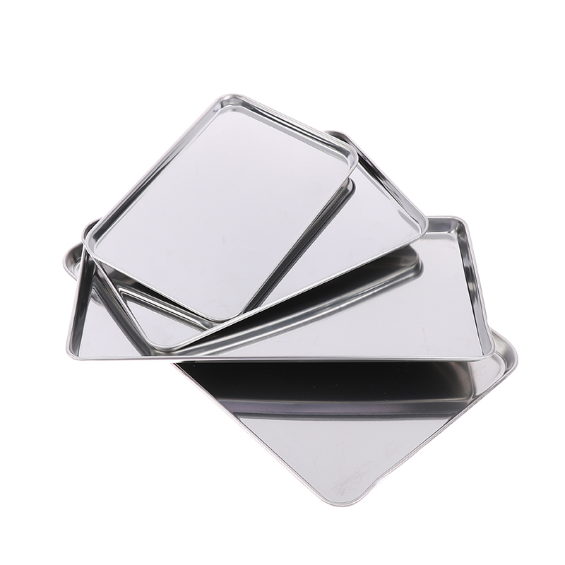 Kitchen Baking Tray Organiser - 1 шт., прямоугольный поднос из нержавеющей
