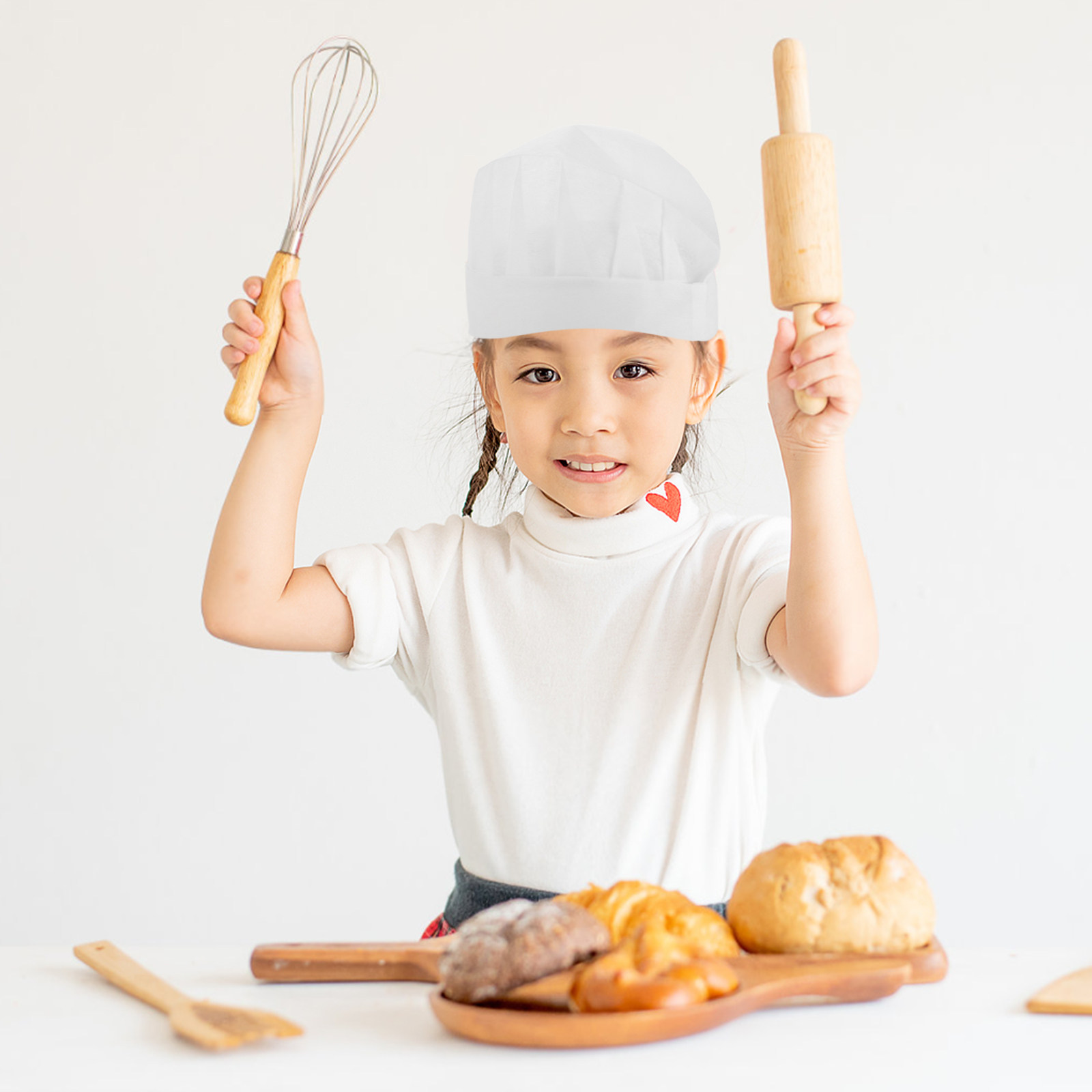 15 шт. детских шапочек повара, – обзор и цена Baking In Kitchen