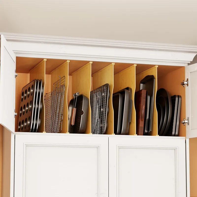 Набор из 6 разделителей для ло – обзор и цена Kitchen Baking Sheet Organizer