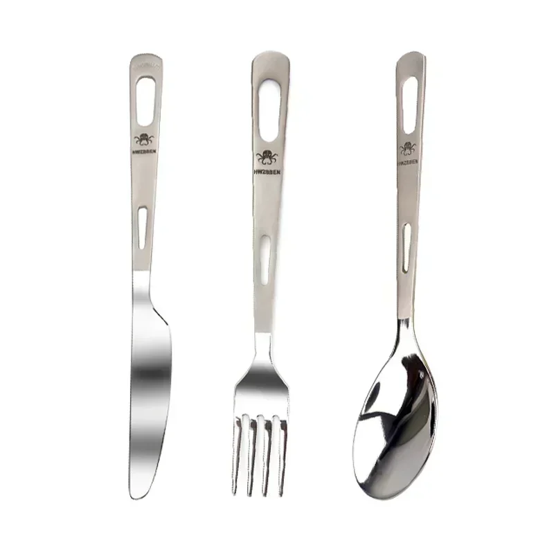 HWZBBEN титановая вилка, ложка – обзор и цена Kitchen Baking Utensil Set