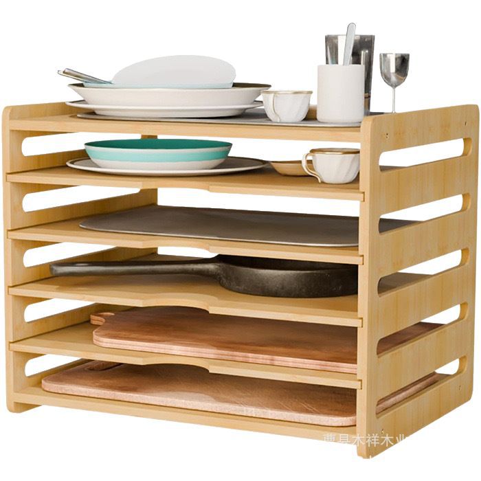 Многоярусная полка-органайзер  – обзор и цена Kitchen Baking Sheet Organizer