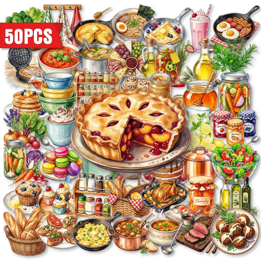 50 шт. прозрачных наклеек из П – обзор и цена Baking (Kitchen Ingredient)