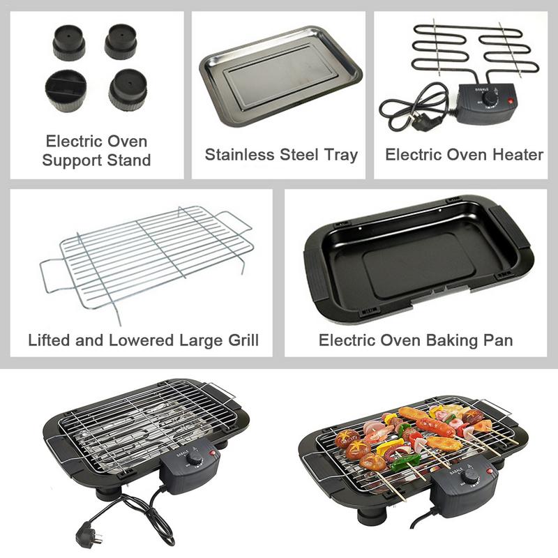 Бытовой бездымный гриль 2000 В – обзор и цена Kitchen Baking Tray Organiser