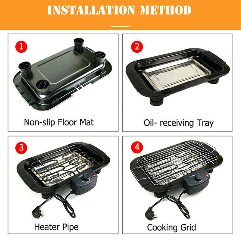 Бытовой бездымный гриль 2000 В – обзор и цена Kitchen Baking Tray Organiser