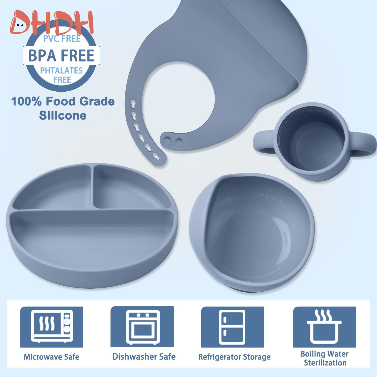 Силиконовый набор для кормлени – обзор и цена Kitchen Baking Utensil Set